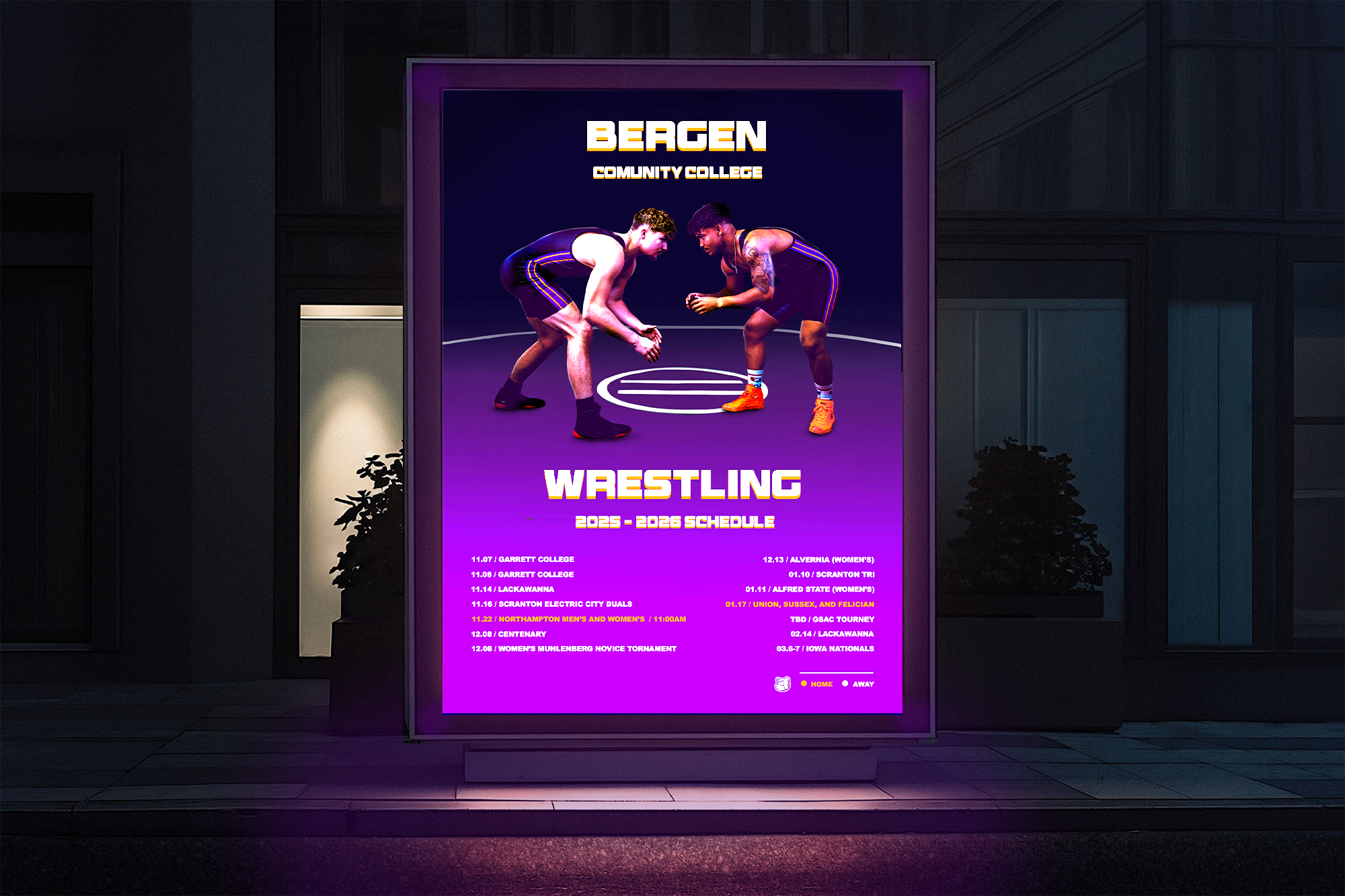 Wrestling poster